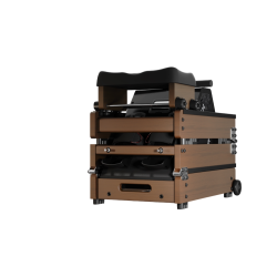 Kingsmith WalkingPad WR20 salokāmais airēšanas trenažieris – Valriekstu krāsa